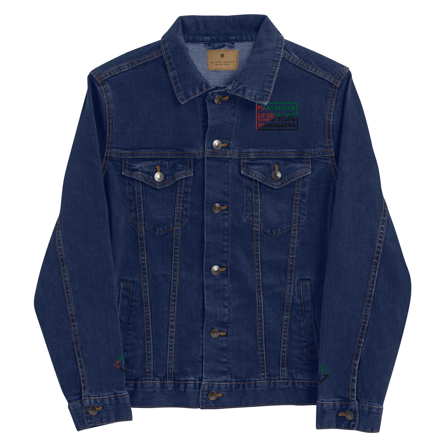 Veste denim unisexe - Martinique GPS ID