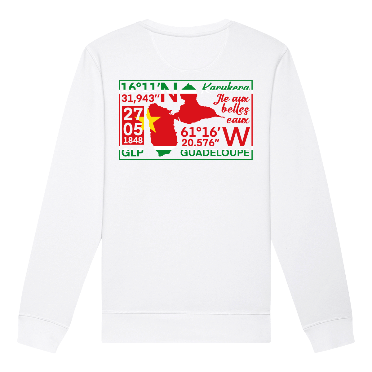 Sweatshirt - Guadeloupe GPS ID